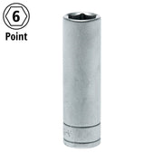 Teng Tools 1/4" Deep Socket 6 pt Metric 12mm Teng Tools - Dynamic Drive