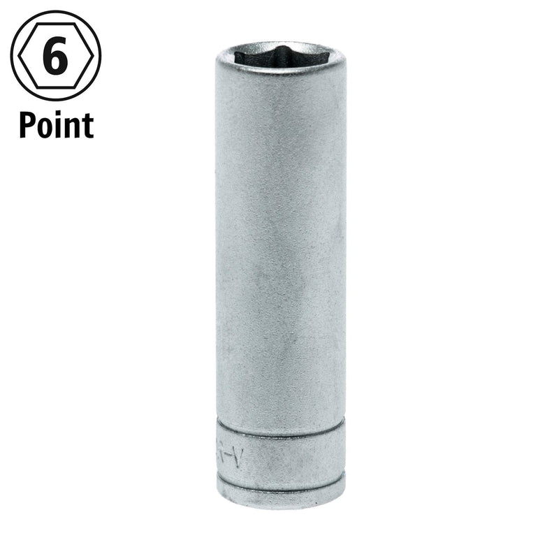 Teng Tools 1/4" Deep Socket 6 pt Metric 12mm Teng Tools - Dynamic Drive