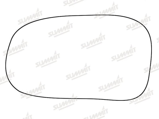 Summit Stick-On Standard Mirror Glass fits Rover 400 LHS Summit - Dynamic Drive