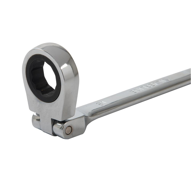 Silverline Flexible Head Ratchet Spanner Set 12pce 8 - 19mm 794336 Silverline  - Dynamic Drive