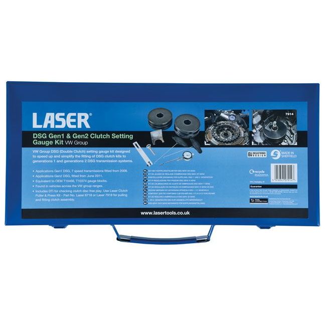 Laser DSG GEN1 and GEN2 Clutch Setting Gauge Kit 7914 Laser - Dynamic Drive