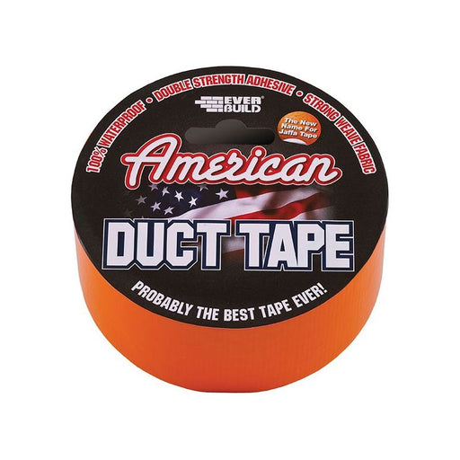 Everbuild Sika American Duct Tape 50mm x 25m Orange Everbuild Sika - Dynamic Drive