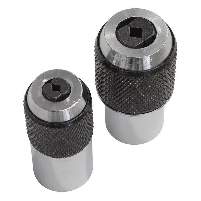 Sealey Adjustable Tap Socket Set 2pc AK872 Sealey - Dynamic Drive