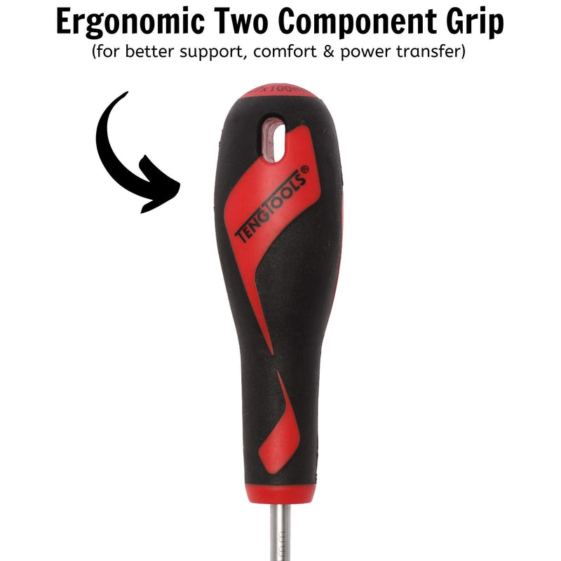 Teng Tools TX Screwdriver TX27 x 100mm L Teng Tools - Dynamic Drive