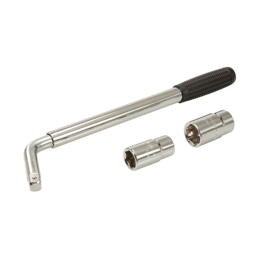 SS5324 Silverline Telescopic Wheel Brace 1/2" 17, 19, 21 & 23mm 491372 Silverline  - Dynamic Drive