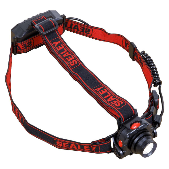 Sealey Head Torch 3W CREE LED Auto Sensor Rechargeable HT106LED Sealey  - Dynamic Drive