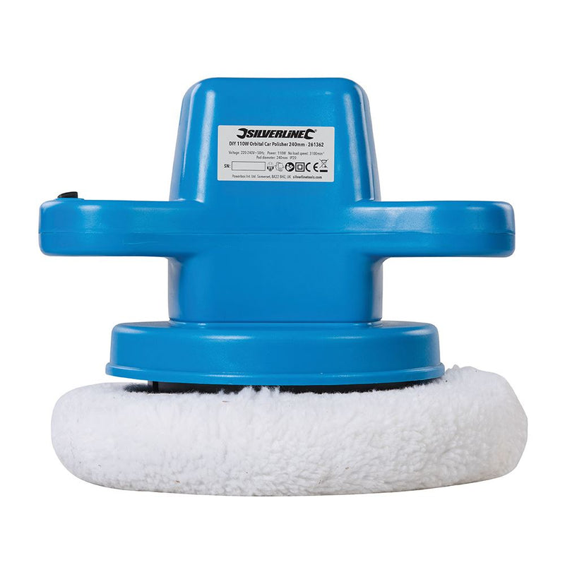 Silverline 110W Orbital Car Polisher 240mm 110W Silverline - Dynamic Drive