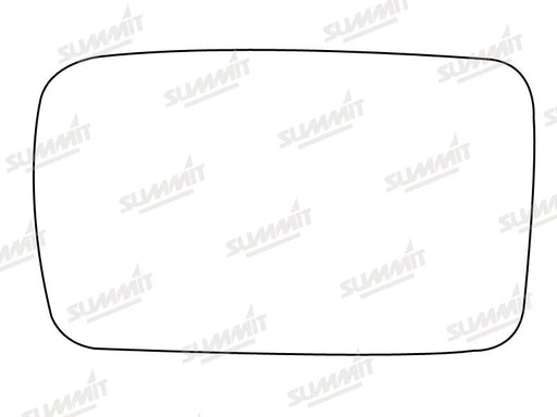 Summit Stick-On Standard Mirror Glass fits Seat Ibiza LHS Summit - Dynamic Drive