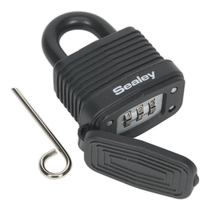 Sealey Steel Body Weatherproof Combination Padlock 42mm PL301CW Sealey - Dynamic Drive