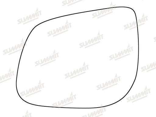 Summit Stick-On Standard Mirror Glass fits Kia Picanto 12 on LHS Summit - Dynamic Drive