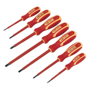 Sealey Screwdriver Set 7pc Electrician's VDE Approved S0756 Sealey - Dynamic Drive