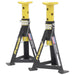Sealey Axle Stands (Pair) 3tonne Capacity per Stand Yellow AS3Y Sealey  - Dynamic Drive