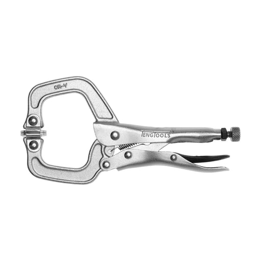 Teng Tools Swivel C Clamp Power Grip Plier 172mm Teng Tools - Dynamic Drive