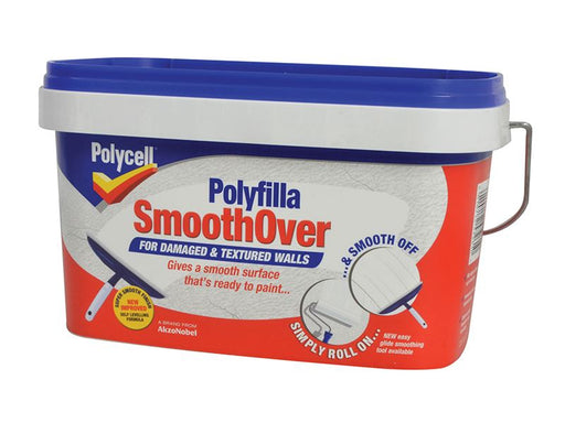 Polycell SmoothOver Damaged / Textured Walls 2.5 litre Polycell - Dynamic Drive