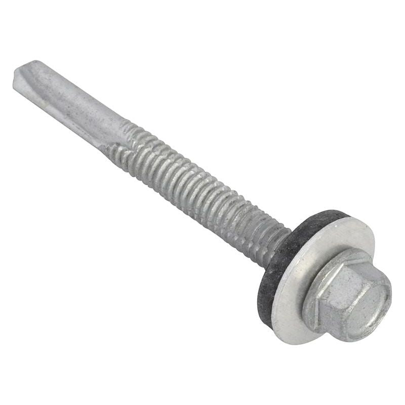 Forgefix TechFast Hex Head Roofing Screw Self-Drill Heavy Section 5.5 x 51mm Pack 100 ForgeFix - Dynamic Drive