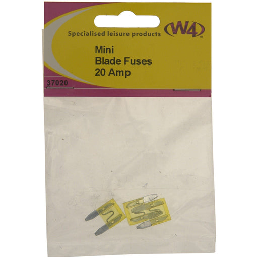 MDS1203 W4 Mini Blade Fuse 20 amp 3 pack 37020 W4 - Dynamic Drive
