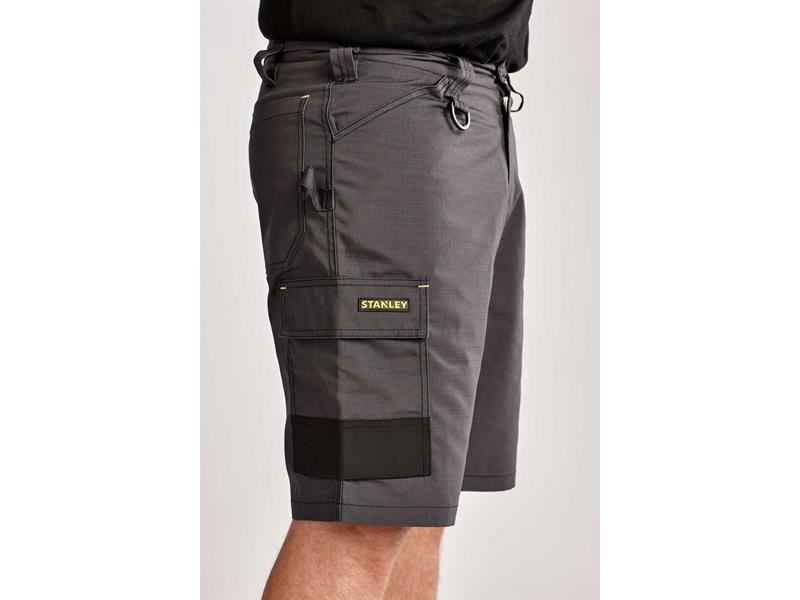 Stanley® Clothing Tucson Cargo Shorts Grey Rip-Stop Waist 30in STANLEY® Clothing - Dynamic Drive
