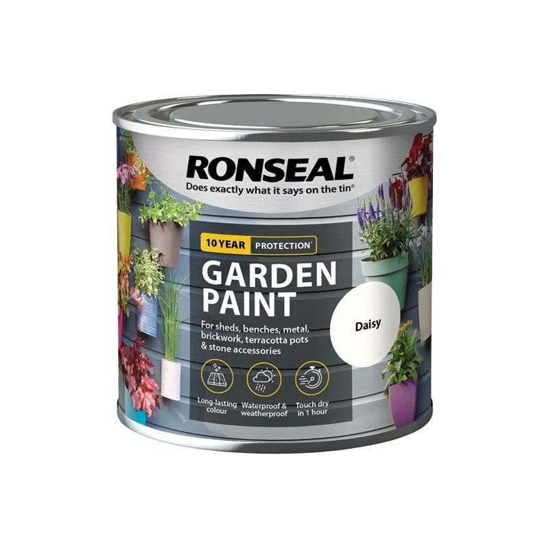 Ronseal Garden Paint Daisy 250ml Ronseal - Dynamic Drive