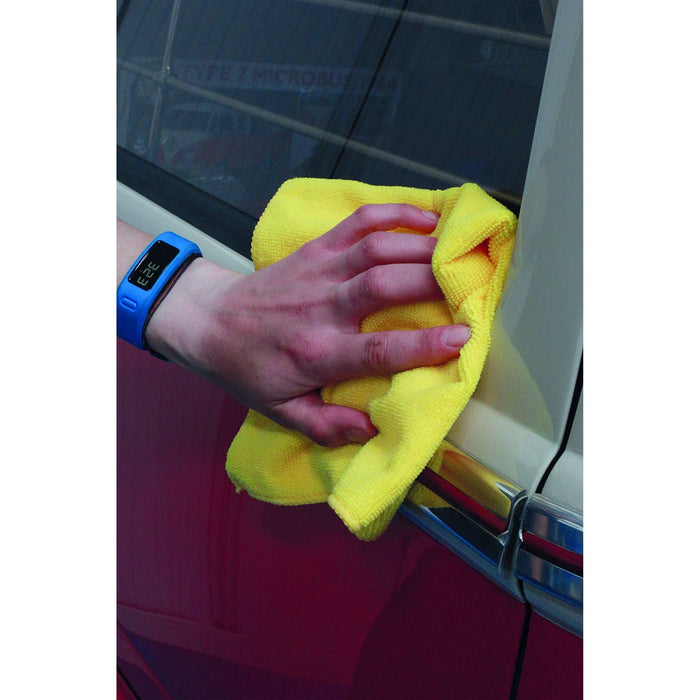 Connect Microfibre Yellow Cloths in Dispenser Box 20pc 35358 Tool Connection - Dynamic Drive