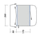 Outwell Santa Monica Driveaway Air Awning Grey Outwell - Dynamic Drive