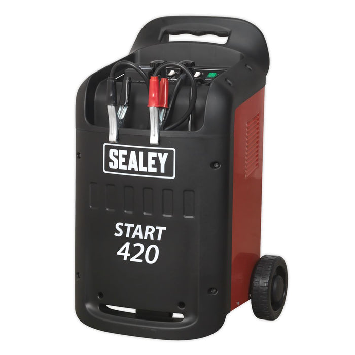Sealey START420 230V 12/24V Battery Starter/Charger Car Van 420/60Amp Sealey  - Dynamic Drive