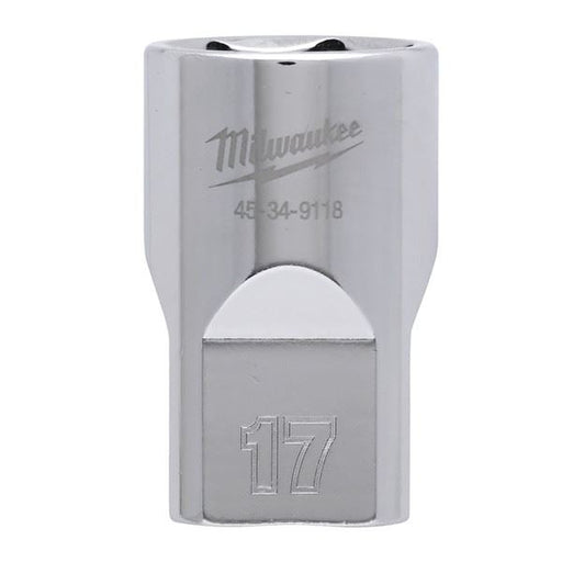 Milwaukee 1/2 Drive Socket Metric Standard-17mm 17mm Milwaukee - Dynamic Drive
