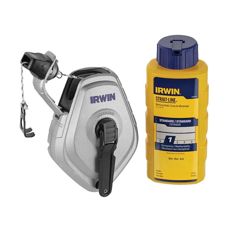 Irwin® Strait-Line® HPP Chalk Reel Set 30m & Blue Chalk 113g IRWIN® STRAIT-LINE® - Dynamic Drive