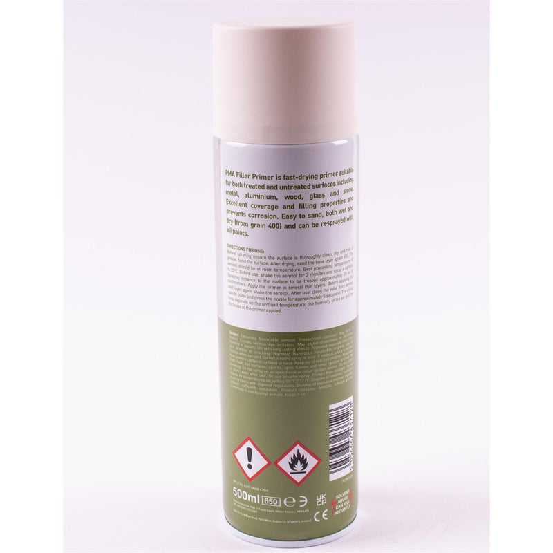 12x PMA Filler Primer 500ml High Covering Spray Paint Professional PMA - Dynamic Drive