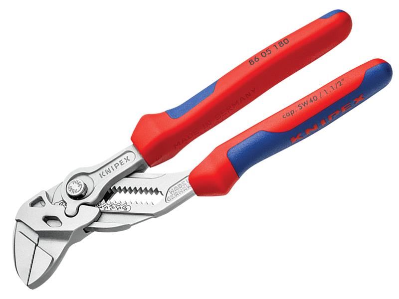 Knipex Pliers Wrench Multi-Component Grip 180mm Knipex - Dynamic Drive