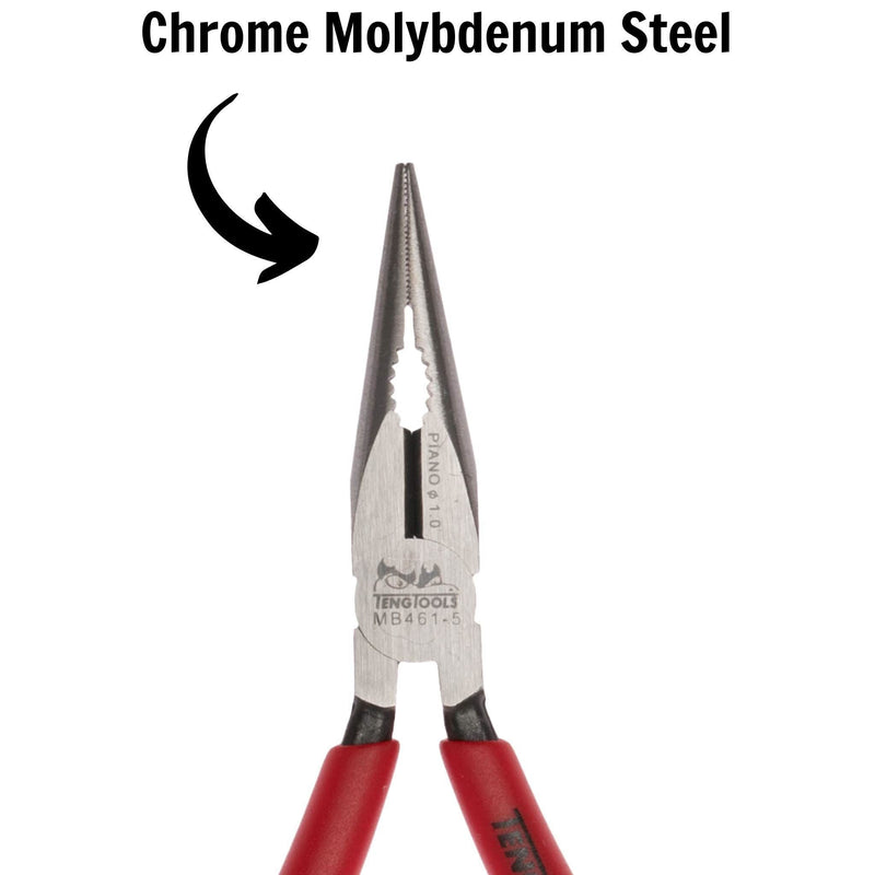 Teng Tools Long Nose Plier 140mm Teng Tools - Dynamic Drive