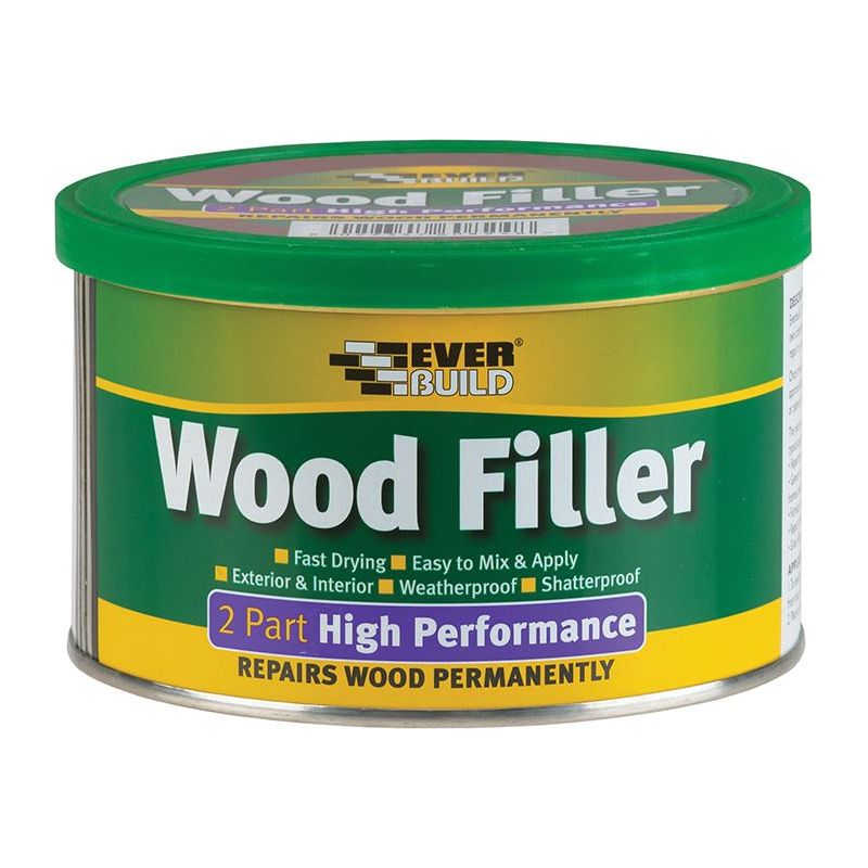 Everbuild Sika 2-Part High-Performance Wood Filler Light Stainable 1.4kg Everbuild Sika - Dynamic Drive