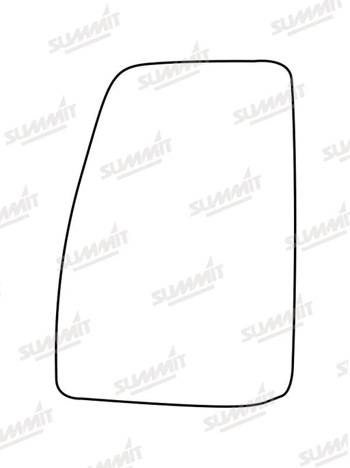 Summit Heated Backing Plate with Commercial Glass fits Ford Transit Custom 12-17 LHS Summit - Dynamic Drive
