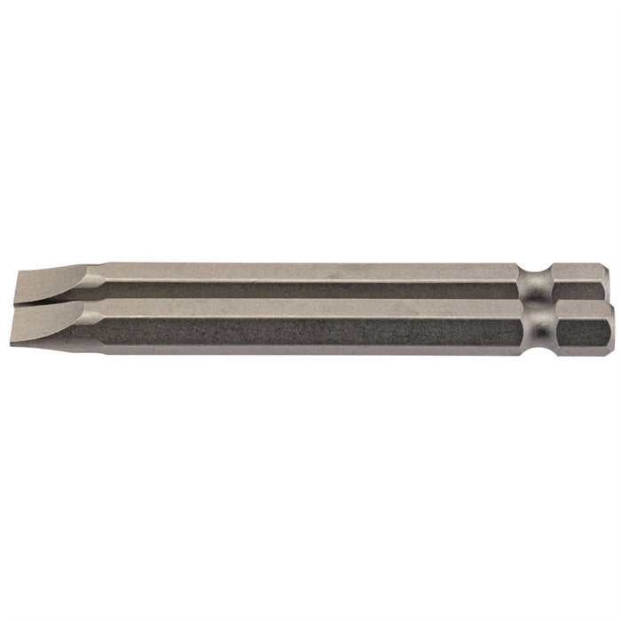 Draper Plain Slot Insert Bit, 6.5mm, 1/4" Hex, 75mm Long (Pack of 2) 64309 Draper - Dynamic Drive