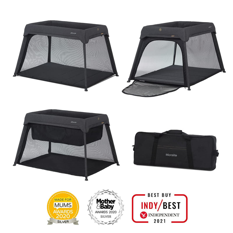 Micralite Sleep+Go Travel Cot 0 Silver Cross - Dynamic Drive