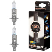 Ring Xenon150 H1 12v Car 150% Brighter Upgrade Bulbs Headlight Headlamp Ring  - Dynamic Drive