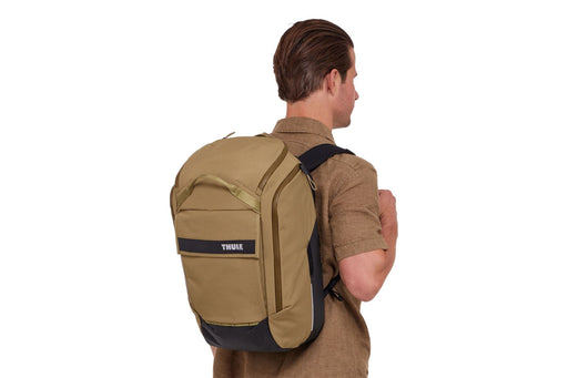 Thule Paramount hybrid bike pannier and backpack 26L tan beige Thule - Dynamic Drive