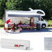 Fiamma F45L Winch Awning Wind Out 550 Polar White Case Royal Blue Fabric Fiamma  - Dynamic Drive