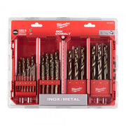 Milwaukee Red Cobalt Hss-Ground Set (25Pc) Milwaukee - Dynamic Drive