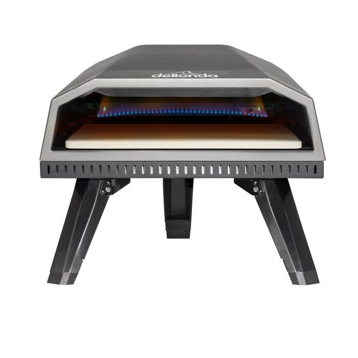 Dellonda Gas Pizza Oven with Water-Resistant Cover/Carry Bag & 12" Pizza Peel Dellonda  - Dynamic Drive
