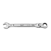 Milwaukee 22 mm Max Bite Flexible Head Ratcheting Combination Spanner -1Pc Milwaukee - Dynamic Drive