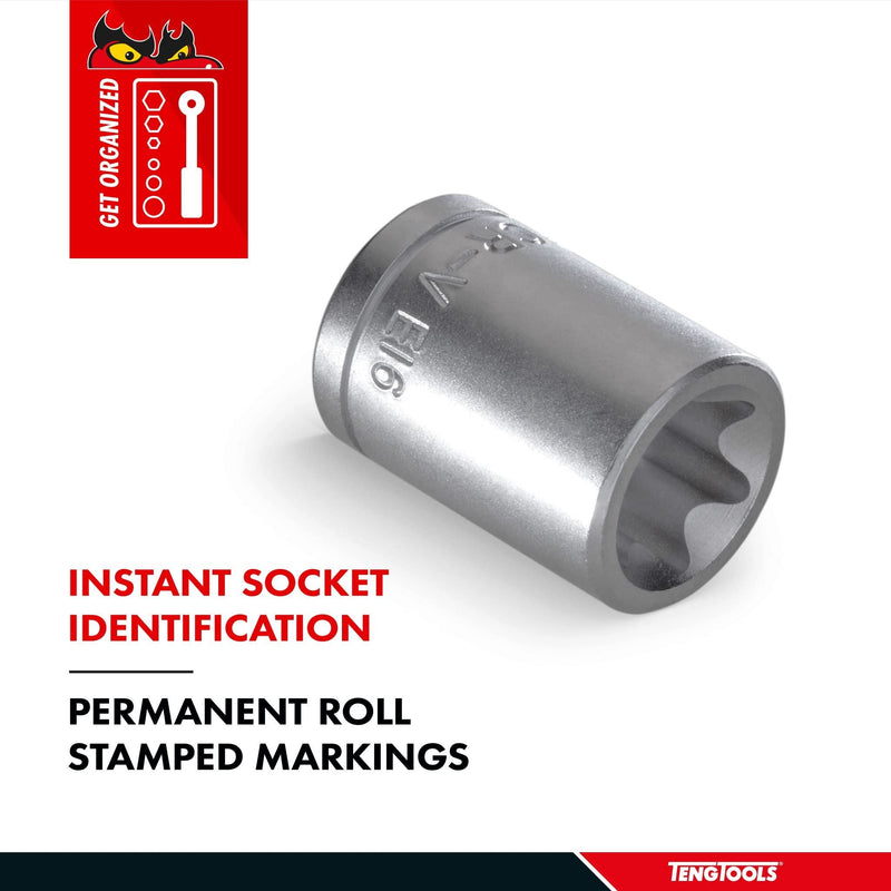 Teng Tools 1/2" TX-E Socket E22 Teng Tools - Dynamic Drive