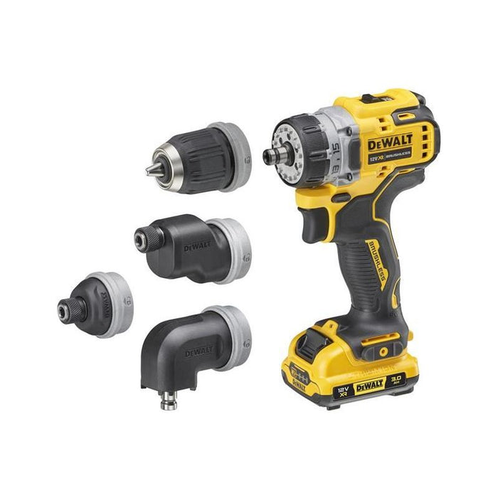 Dewalt Power Tools DCD703L2T XR BL Multi-head Drill Driver 12V 2 x 3.0Ah Li-ion DeWALT Power Tools - Dynamic Drive