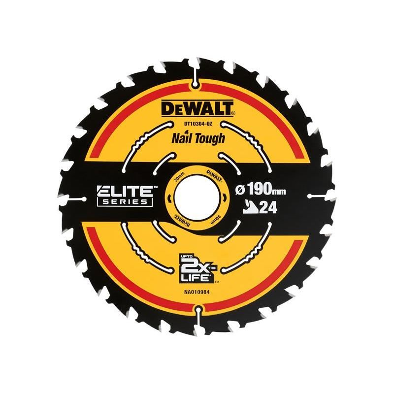 Dewalt Power Tools ELITE™ Series Framing Circular Saw Blade 190 x 30mm x 24T DeWALT Power Tools - Dynamic Drive