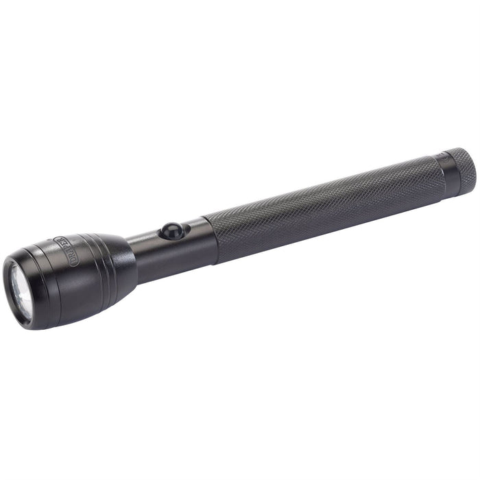 Draper LED Aluminium Hand Torch, 2 x AA Batteries Required 81109 Draper - Dynamic Drive