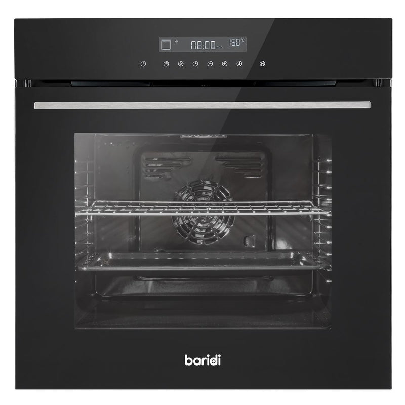 Baridi Integrated Fan-Assisted Electric Oven 60cm 72L Capacity - Black Baridi - Dynamic Drive