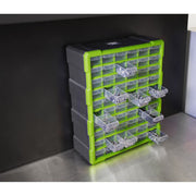 Sealey Cabinet Box 60 Drawer Hi-Vis Green/Black APDC60HV Sealey - Dynamic Drive
