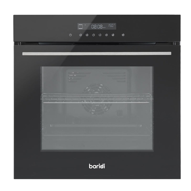 Baridi Integrated Fan-Assisted Electric Oven 60cm 72L Capacity - Black Baridi - Dynamic Drive