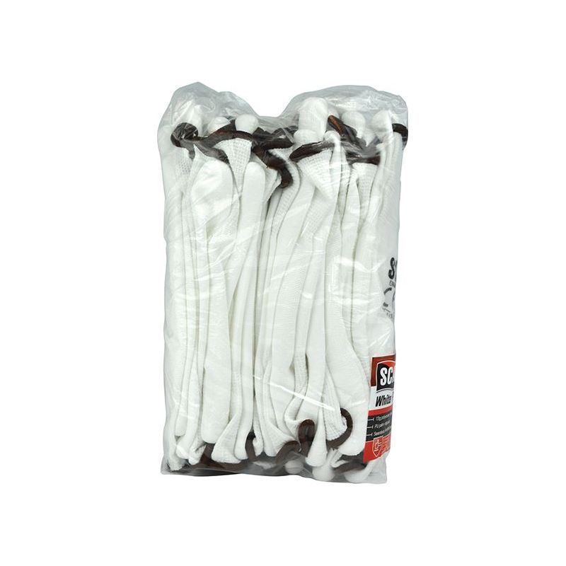 Scan White PU Coated Gloves - XL (Size 10) (Pack 12) Scan - Dynamic Drive