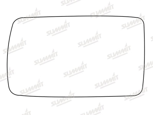 Summit Stick-On Anti Dazzle Mirror Glass fits Alfa 155 LHS Summit - Dynamic Drive