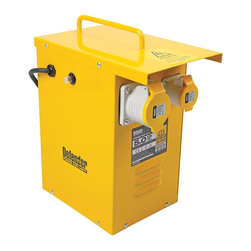Defender 5kVA Metal Heater Transformer 16A / 32A 110V Defender - Dynamic Drive